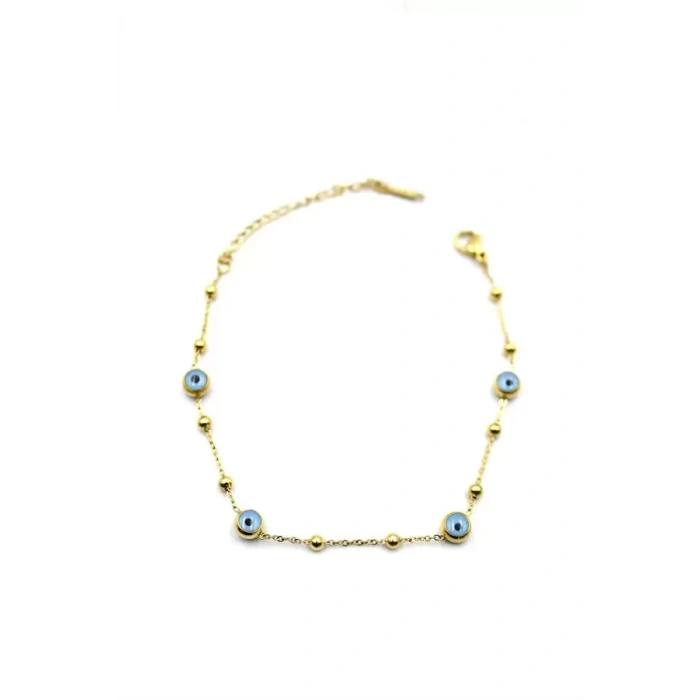 HERŞEYTREND Top Nazar Bileklik - Altın