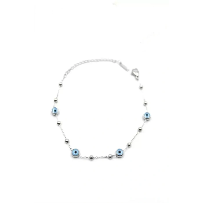 HERŞEYTREND Top Nazar Bileklik - Gümüş