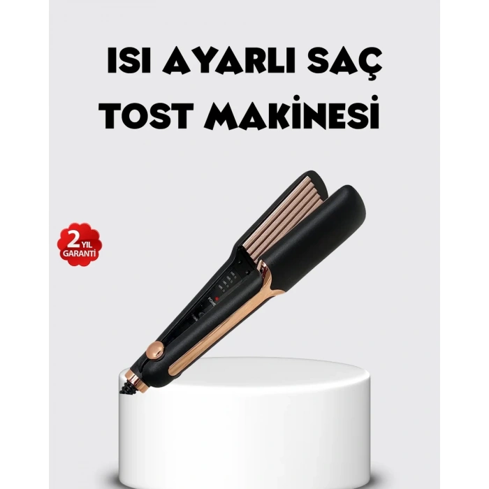 HERŞEYTREND Tost Model Saç Şekillendirici DEMPOWER DP-134 360° Döner Kablolu
