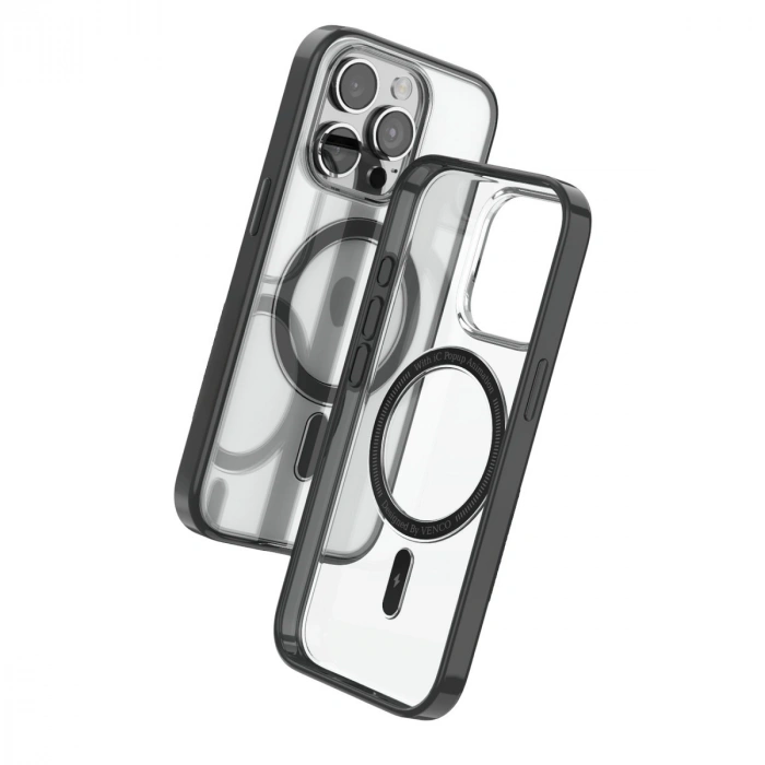 HERŞEYTREND Venco Apple İphone 15 Pro Max Joly Magsafe Kapak - Siyah