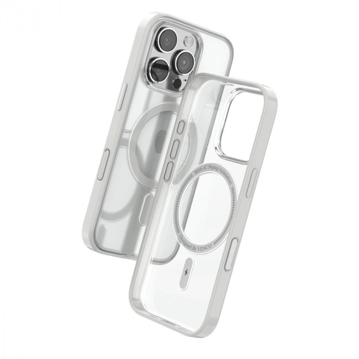 HERŞEYTREND Venco Apple İphone 16 Pro Max Joly Magsafe Kapak - Beyaz