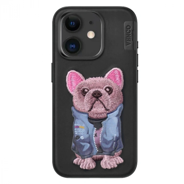 HERŞEYTREND Venco İphone 11 Cute Desenli Kapak - Siyah
