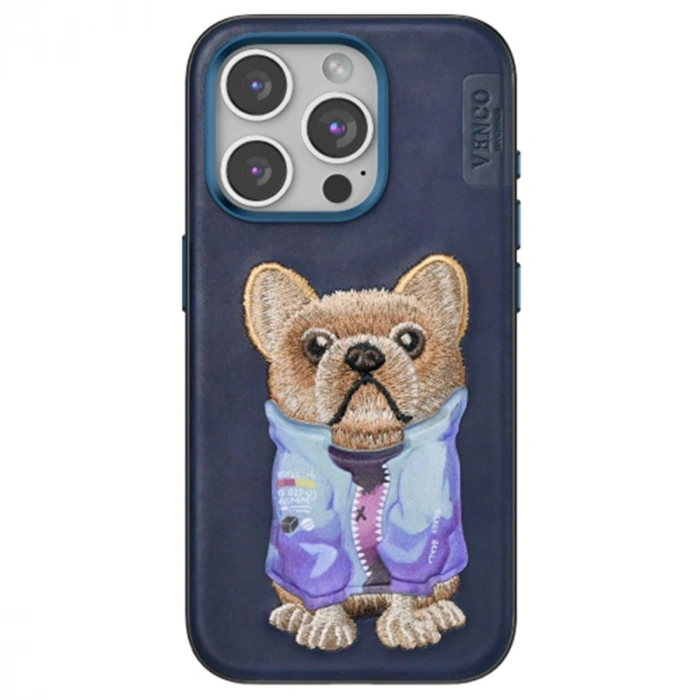 HERŞEYTREND Venco İphone 15 Pro Max Cute Desenli Kapak - Lacivert