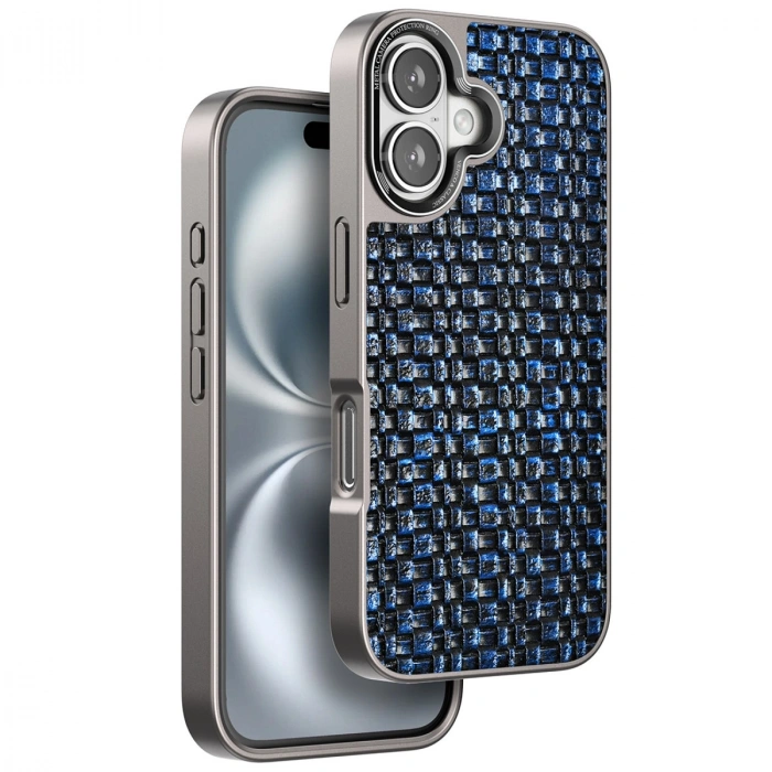 HERŞEYTREND Venco İphone 16 Brand Kapak - Lacivert