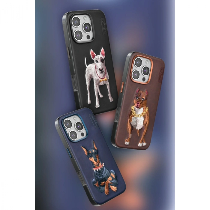 HERŞEYTREND Venco İphone 16 Pro Max Perma Desenli Kapak - Siyah