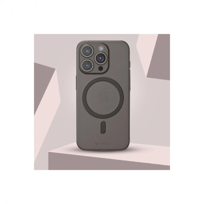 HERŞEYTREND Venco İphone 16 Pro Sense Magsafe Kapak - Şeffaf