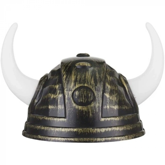HERŞEYTREND Viking Başlığı Asteriks Başlığı Altın Renk