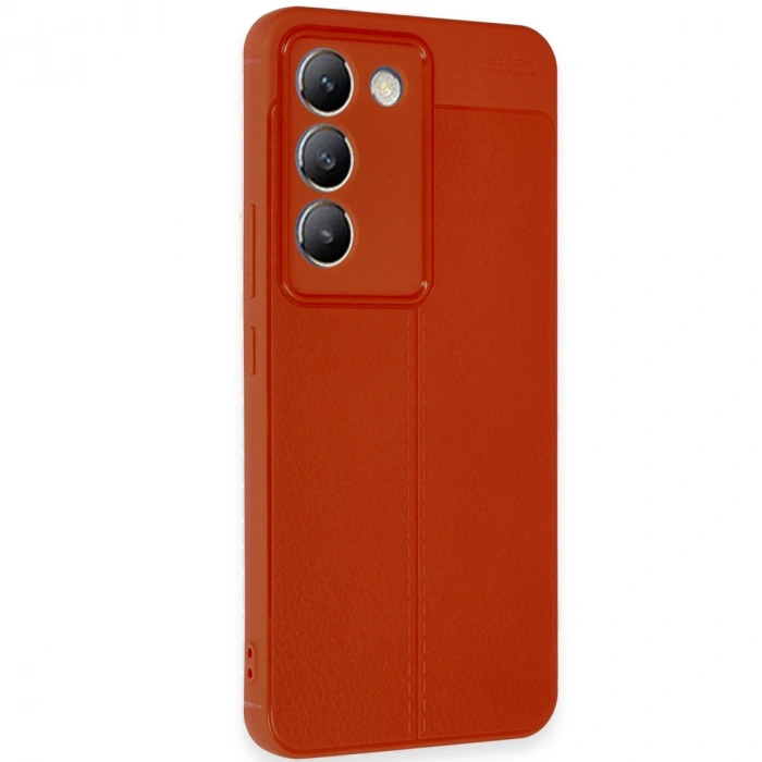 HERŞEYTREND Vivo V30 Lite 4g Kılıf Auto Focus Kapak - Kırmızı