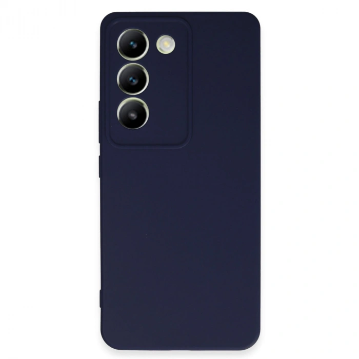 HERŞEYTREND Vivo V30 Lite 4g Kılıf First Silikon - Lacivert