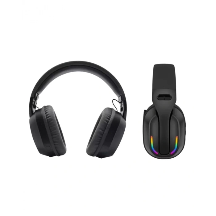 HERŞEYTREND Wireless Oyuncu Kulaklığı RGB Işıklı Uzun Bataryalı Mikrofonlu Headset