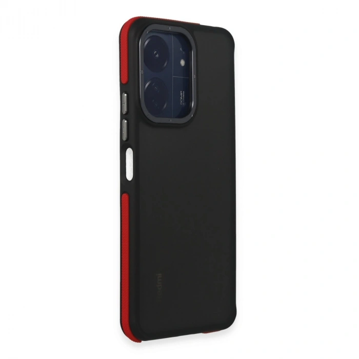 HERŞEYTREND Xiaomi Redmi 13c Harvel Kapak - Kırmızı