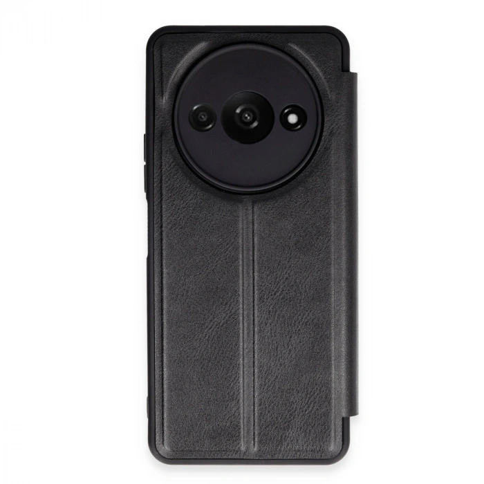 HERŞEYTREND Xiaomi Redmi A3 4g Kılıf Flip Cover - Siyah
