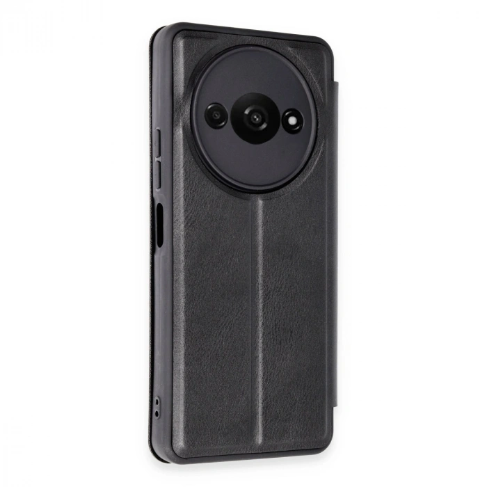 HERŞEYTREND Xiaomi Redmi A3 4g Kılıf Flip Cover - Siyah