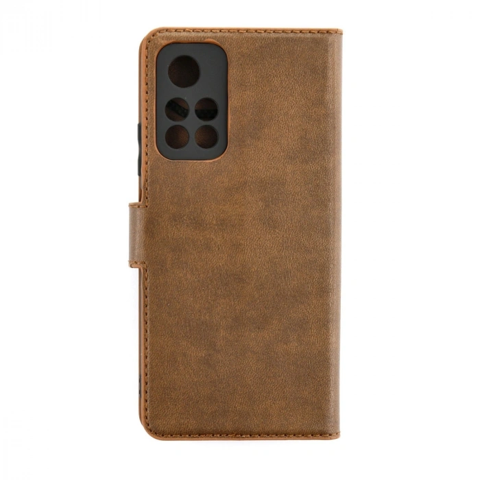 HERŞEYTREND Xiaomi Redmi Note 11t Kılıf Trend S Plus Kapaklı Kılıf - Taba