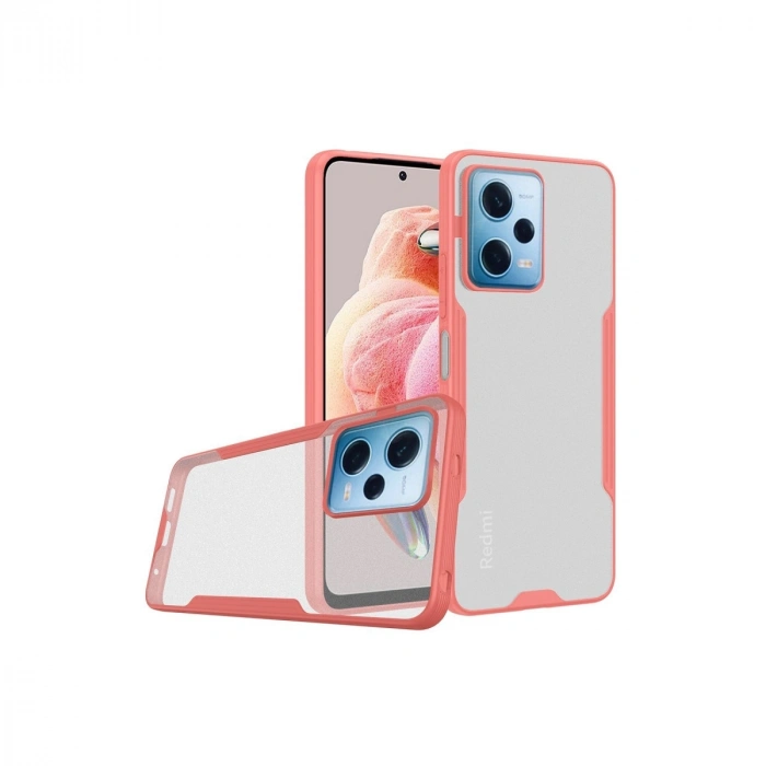 HERŞEYTREND Xiaomi Redmi Note 12 5g Kılıf Platin Silikon - Pembe