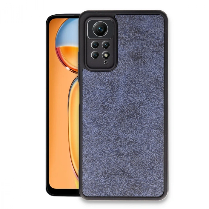 HERŞEYTREND Xiaomi Redmi Note 12 Pro 4g Kılıf Aras Deri Kapak - Lacivert
