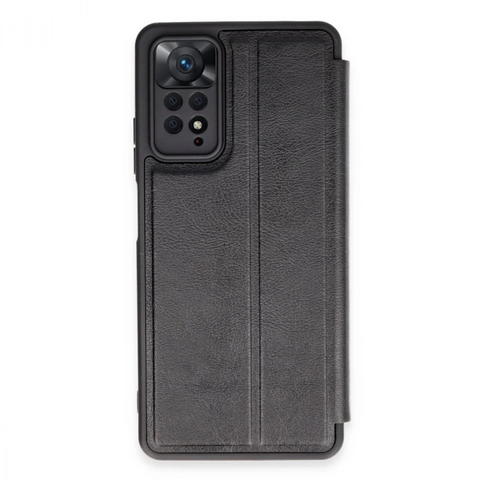 HERŞEYTREND Xiaomi Redmi Note 12 Pro 4g Kılıf Flip Cover - Siyah
