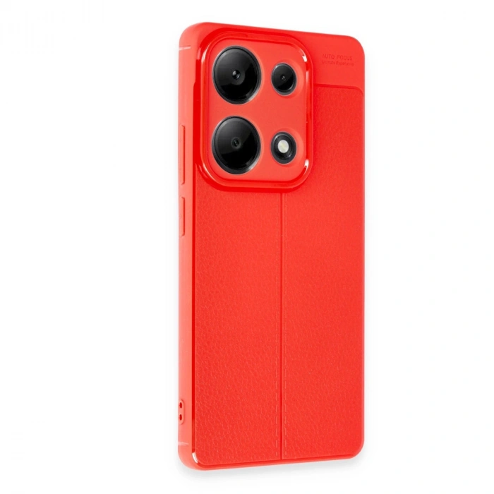 HERŞEYTREND Xiaomi Redmi Note 13 Pro 4g Kılıf Auto Focus Kapak - Kırmızı