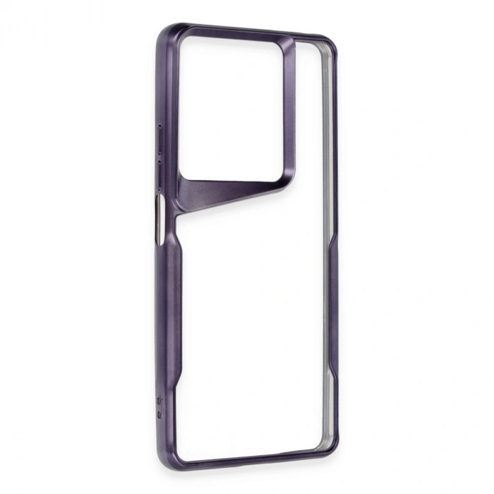 HERŞEYTREND Xiaomi Redmi Note 13 Pro 4g Kılıf Boyi Silikon Kapak - Derin Mor