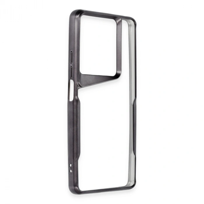 HERŞEYTREND Xiaomi Redmi Note 13 Pro 4g Kılıf Boyi Silikon Kapak - Siyah