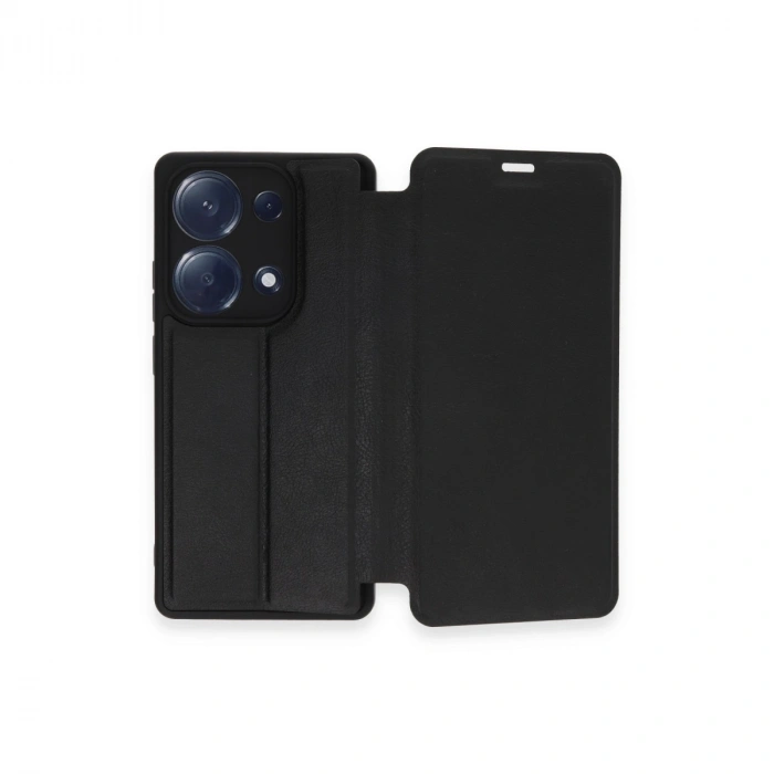 HERŞEYTREND Xiaomi Redmi Note 13 Pro 4g Kılıf Flip Cover - Siyah