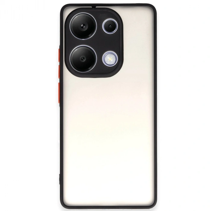 HERŞEYTREND Xiaomi Redmi Note 13 Pro 4g Kılıf Montreal Silikon Kapak - Siyah