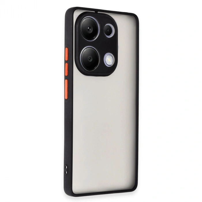 HERŞEYTREND Xiaomi Redmi Note 13 Pro 4g Kılıf Montreal Silikon Kapak - Siyah