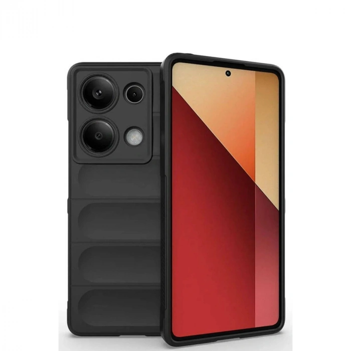 HERŞEYTREND Xiaomi Redmi Note 13 Pro 4g Kılıf Optimum Silikon - Siyah