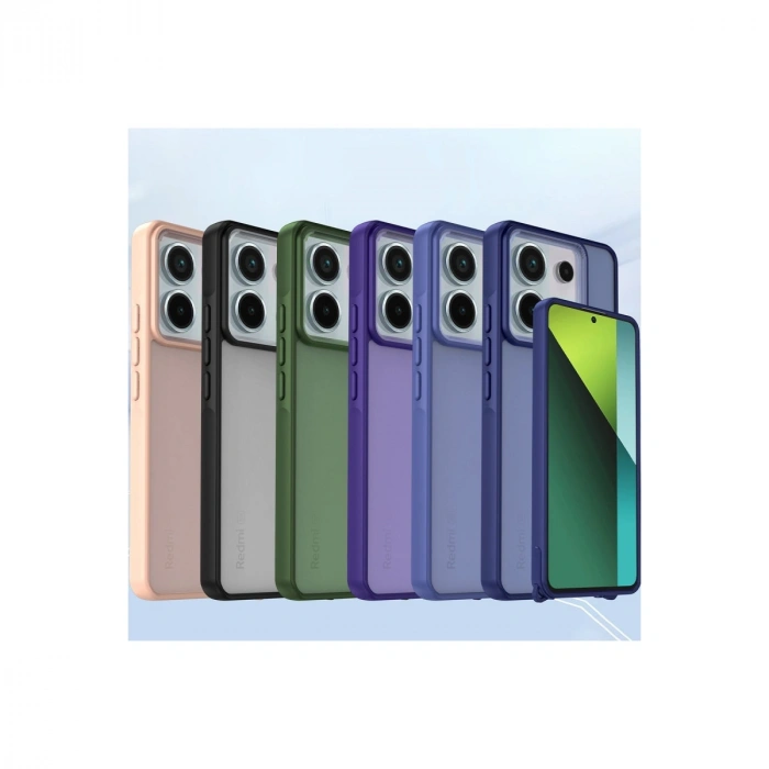 HERŞEYTREND Xiaomi Redmi Note 13 Pro 5g Kılıf Elegant Kapak - Pudra