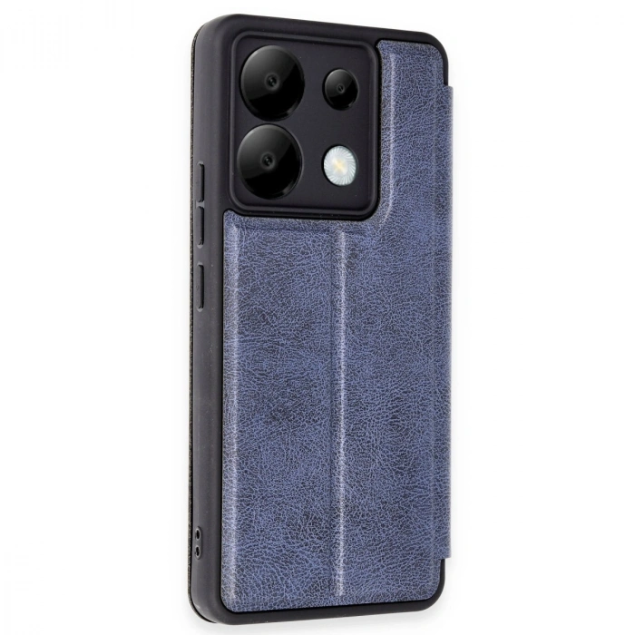 HERŞEYTREND Xiaomi Redmi Note 13 Pro 5g Kılıf Flip Cover - Lacivert