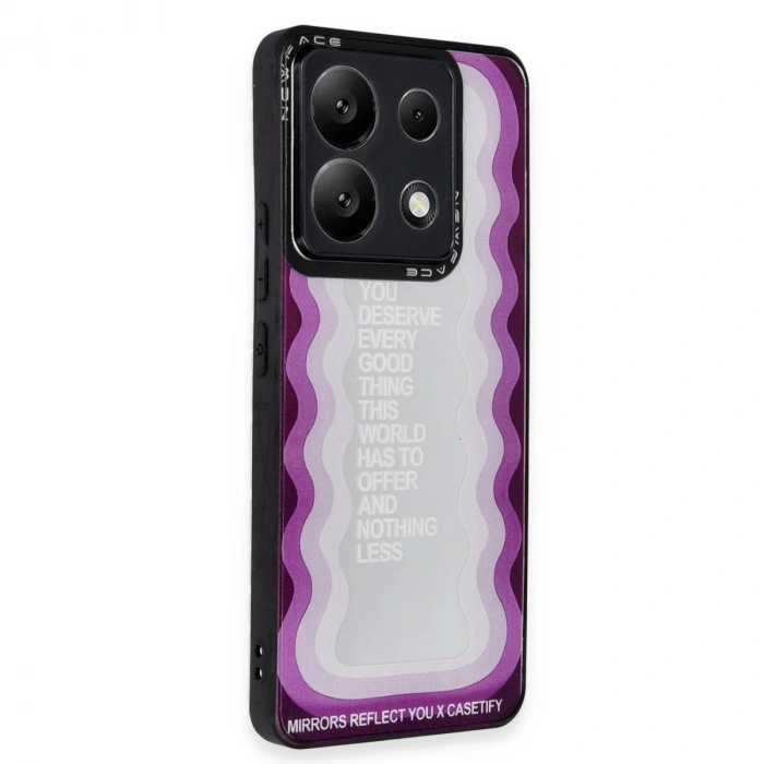 HERŞEYTREND Xiaomi Redmi Note 13 Pro 5g Kılıf Mirror Desenli Kapak - Mirror - 5