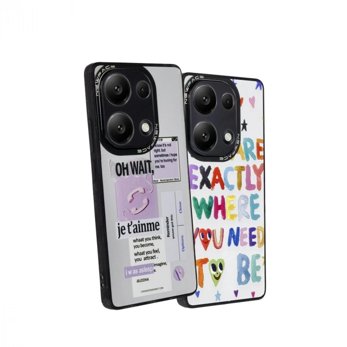 HERŞEYTREND Xiaomi Redmi Note 13 Pro 5g Kılıf Mirror Desenli Kapak - Mirror - 5
