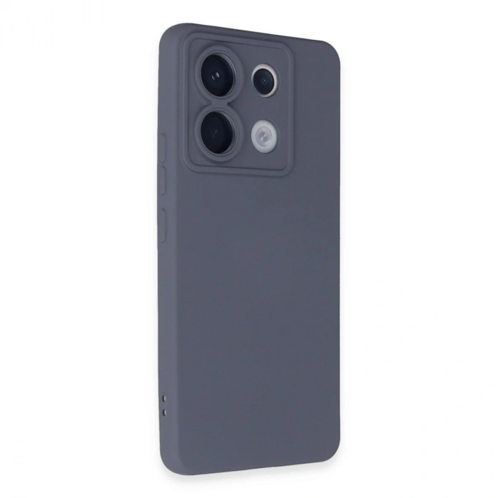 HERŞEYTREND Xiaomi Redmi Note 13 Pro 5g Kılıf Nano İçi Kadife Silikon - Gri