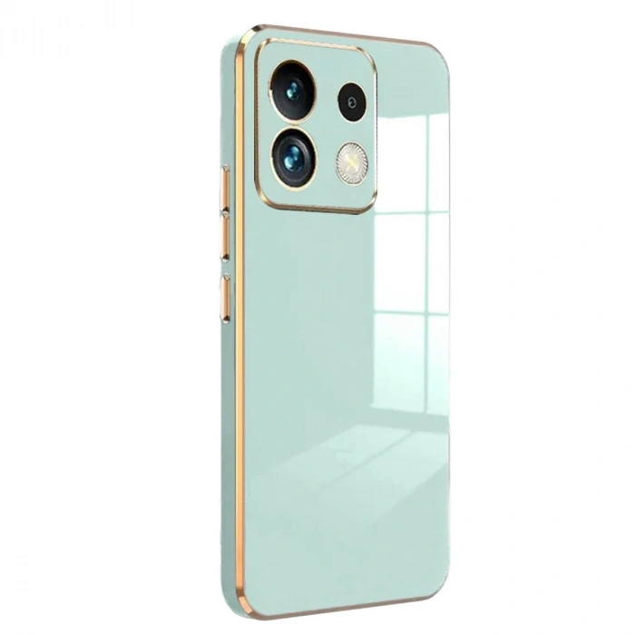 HERŞEYTREND Xiaomi Redmi Note 13 Pro 5g Kılıf Volet Silikon - Açık Yeşil