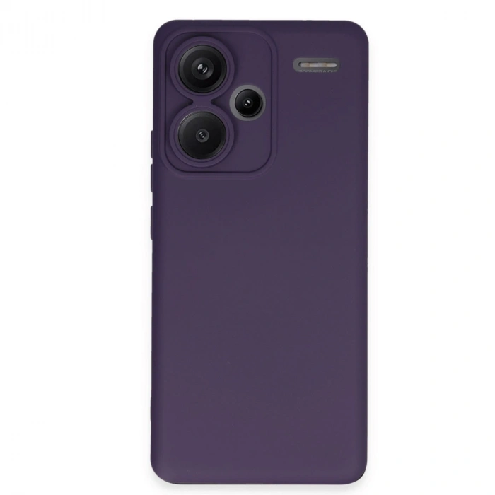 HERŞEYTREND Xiaomi Redmi Note 13 Pro Plus Kılıf Nano İçi Kadife Silikon - Mor
