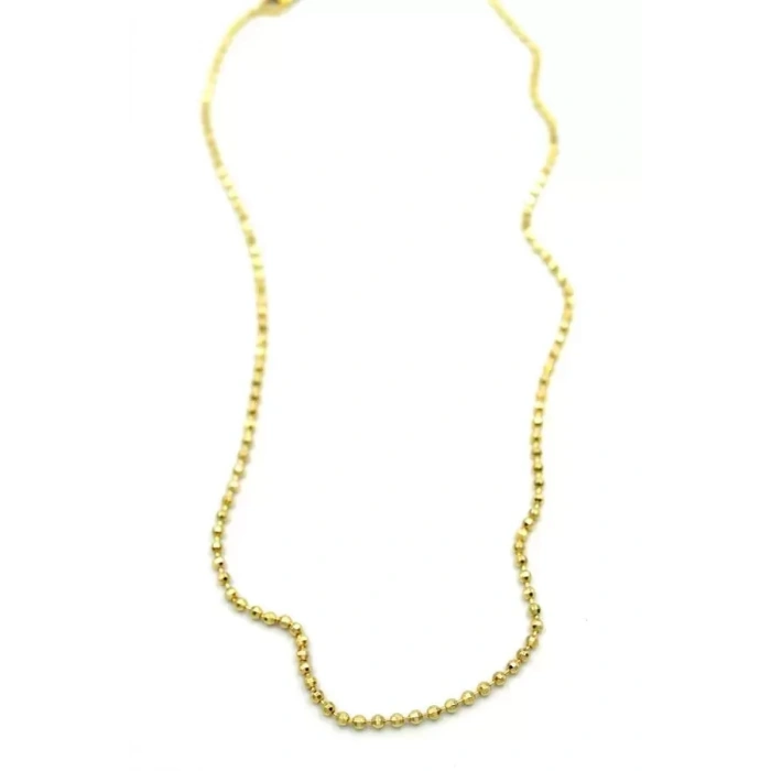 HERŞEYTREND Xuping Dorika Top Zincir - 60 cm - Altın