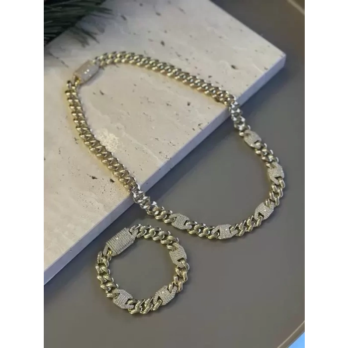 HERŞEYTREND Xuping Gurmet Set  Kolye - Altın