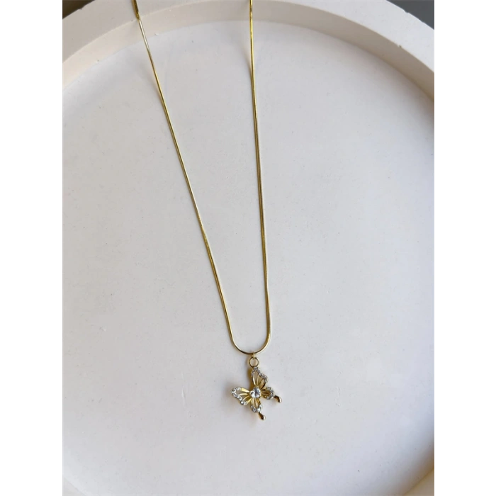 HERŞEYTREND Xuping Kelebek Kolye - Altın