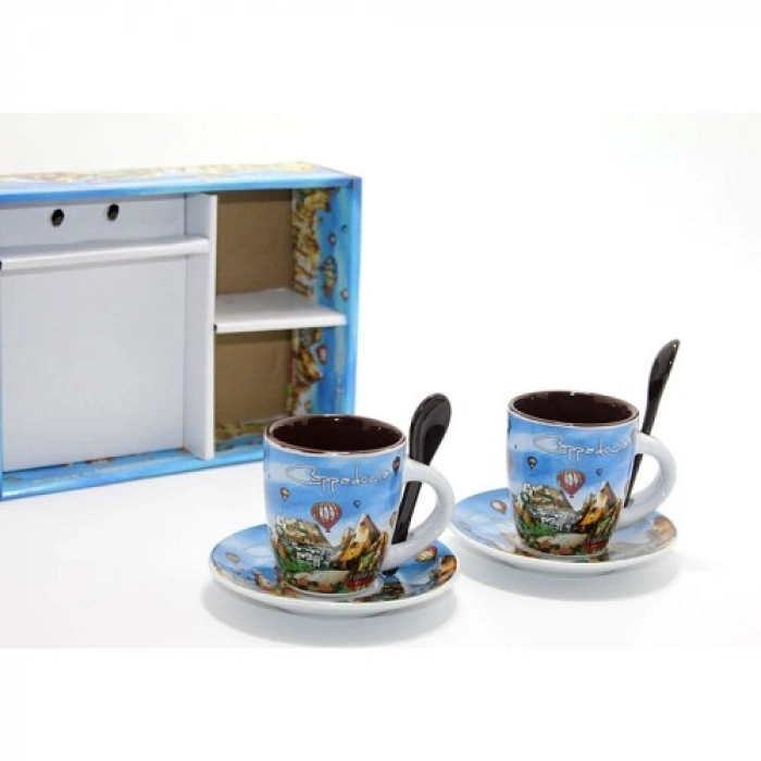 HERŞEYTREND Yöresel İkili Fincan Seti