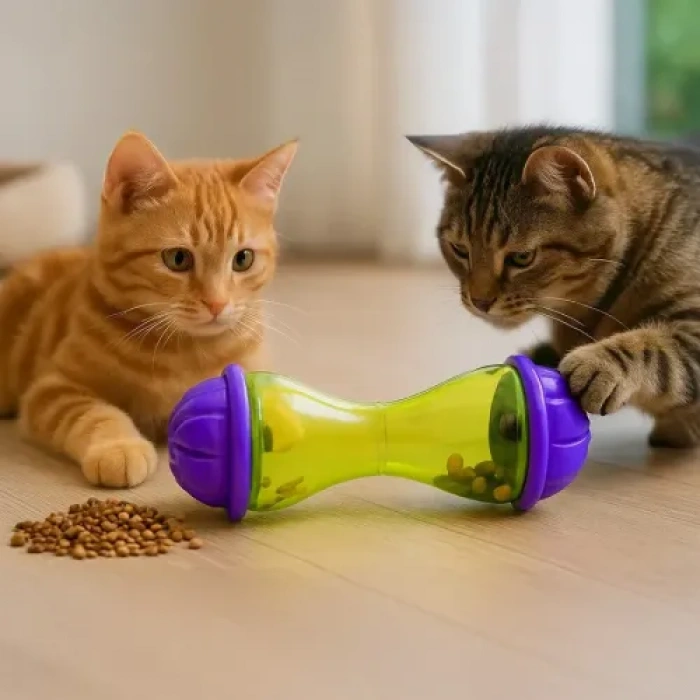 HERŞEYTREND İnteraktif Kedi Ödül Mamalı Oyuncak