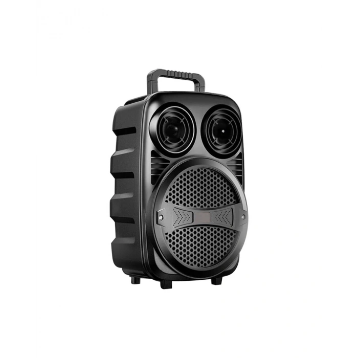 Kablosuz Karaoke Hoparlör Mikrofonlu RGB Işıklı Bluetooth Speaker USB TF Kart Destekli