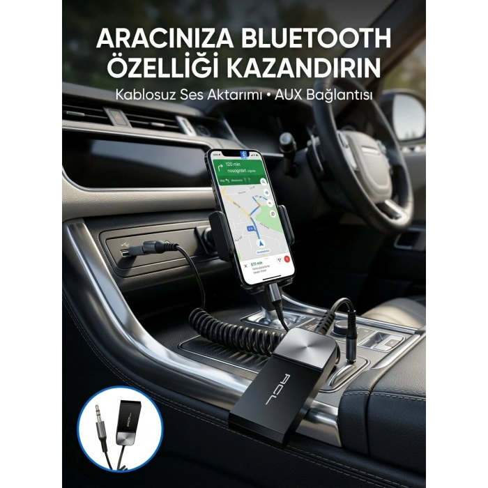 Kablosuz Müzik Aktarımı Sağlayan USB AUX Adaptörü