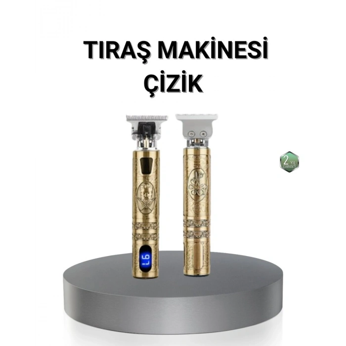 Kablosuz Şarjlı Profesyonel Tıraş Makinesi – 1800 mAh Lityum Pil
