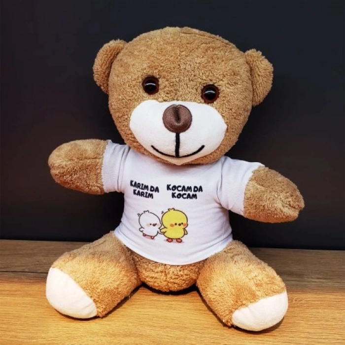 HERŞEYTREND Karım Da Karım Kocam Da Kocam Tasarım Sevimli Peluş Ayıcık
