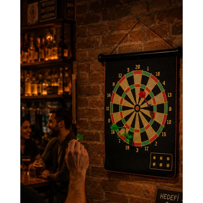 Katlanabilir Manyetik Dart Oyunu Zararsız Dart Okları ile Güvenli Eğlence