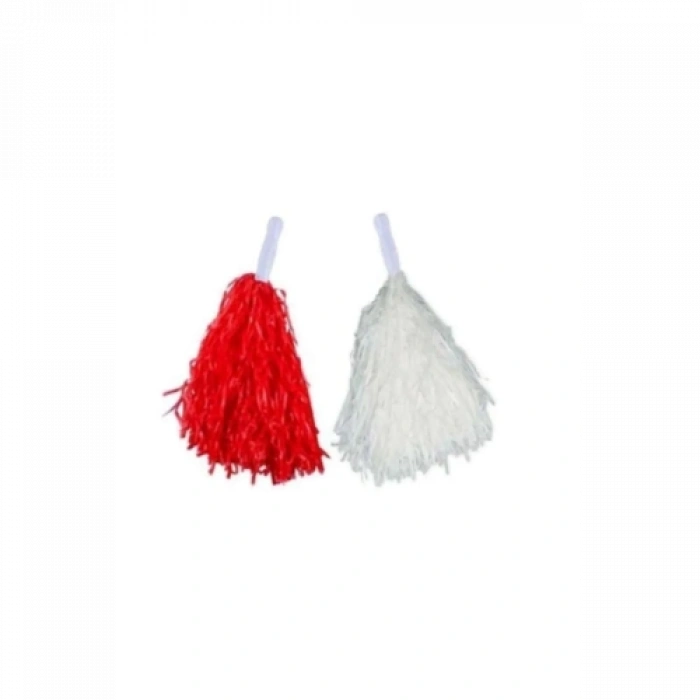 HERŞEYTREND KIRMIZI BEYAZ GÖSTERİ PONPONU