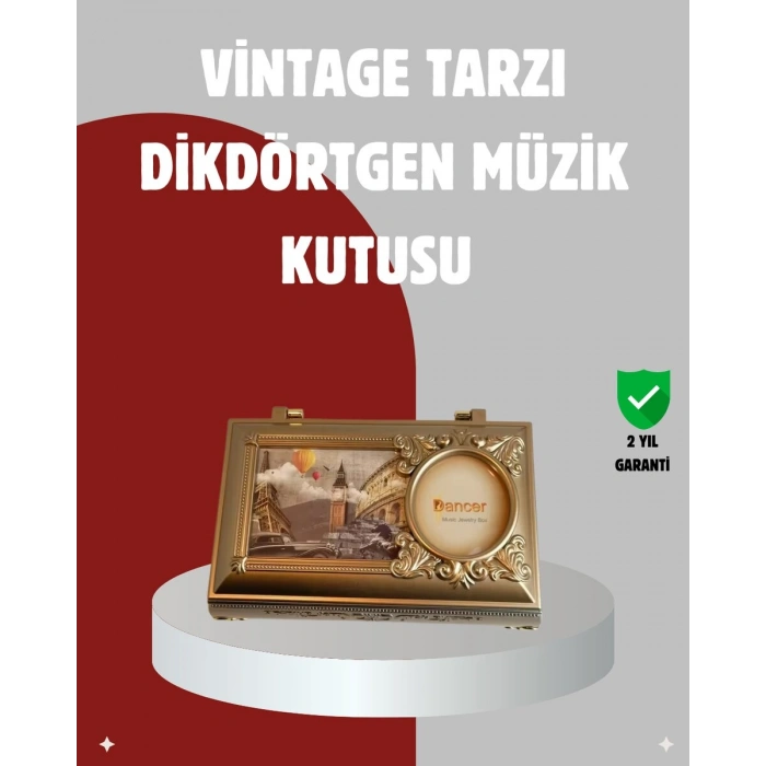Kız Çocuk Oyuncak Piyano Görünümlü Balerinli Müzik Kutusu