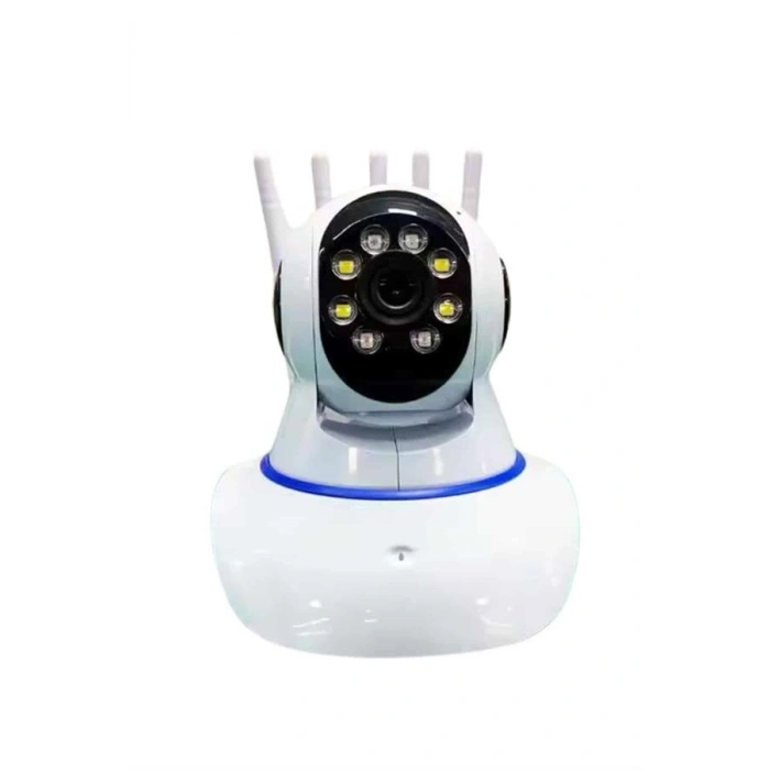 LED Aydınlatmalı 5 Antenli Motorlu 1080P Wifi Kamera Sensörlü