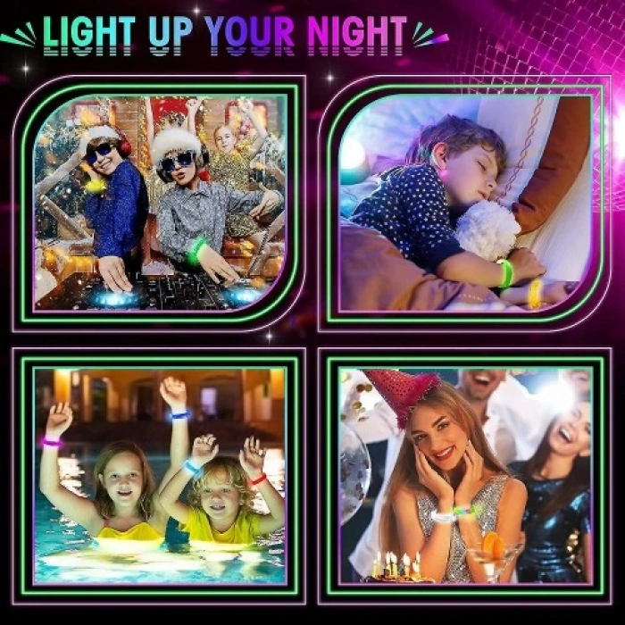 HERŞEYTREND Led Işıklı Pilli Bileklik 1 Adet