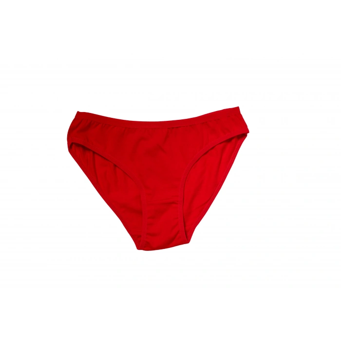 Litae Kırmızı Yılbaşı Desenli Hoo Hoo Hoo Pamuklu Külot